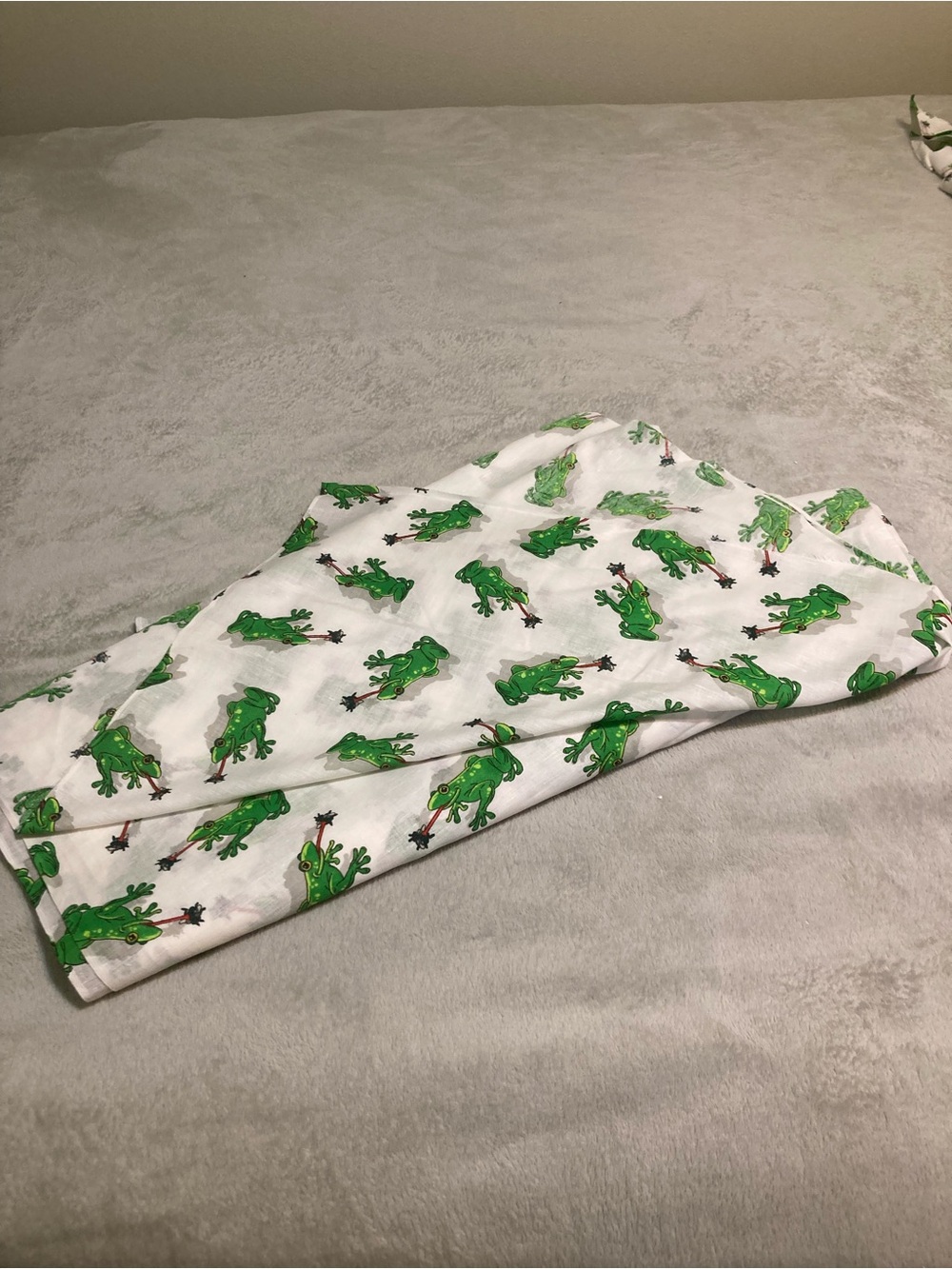 Frog Print Fabric 4 Yards